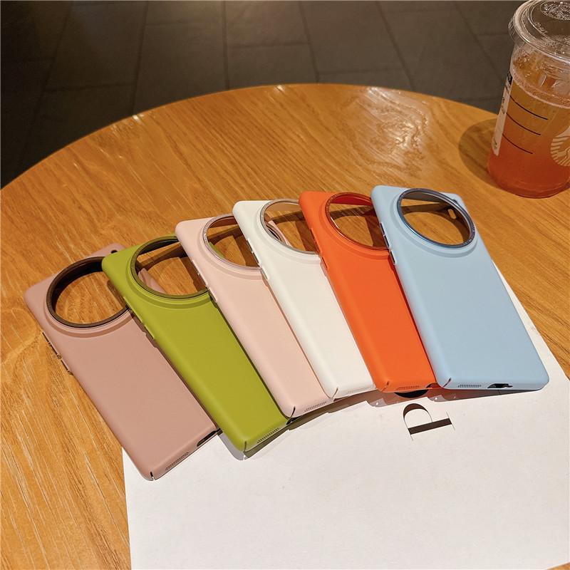 Для vivo X100 X100s Pro Прочная металлическая рамка для объектива с большим отверстием на ощупь, защитный чехол для ПК, задняя крышка в виде ракушки