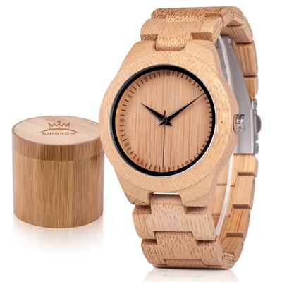 Bamboo Arm Японский кварцевый день рождения Рождество KINGNOW Часы, Женские часы, Женские часы, Стильные, Легкие, Часы, Подарок, Подарок, Юбилей,