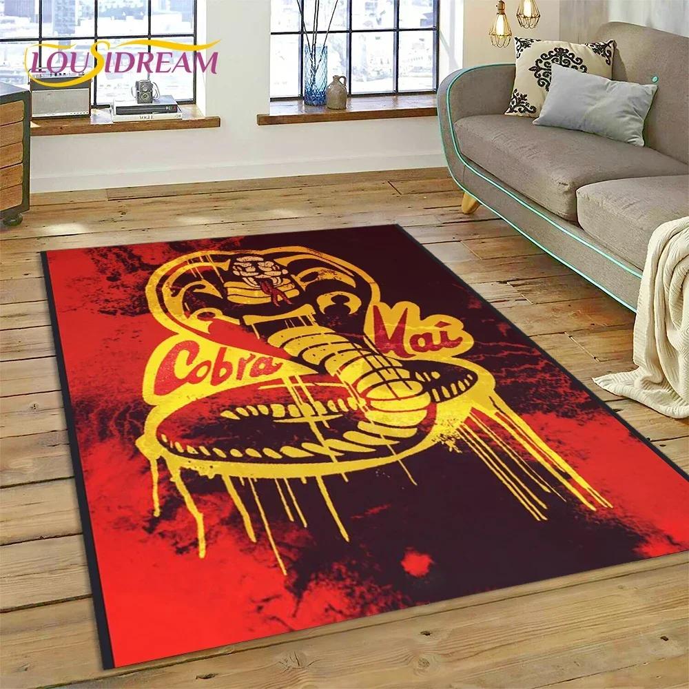 Cobra Kai Classics Телевизионный Ковер Amanda Karate для Спальни Гостиной Домашний Декор Дивана, Игровой Большой Декоративный Коврик для Пола для Детей