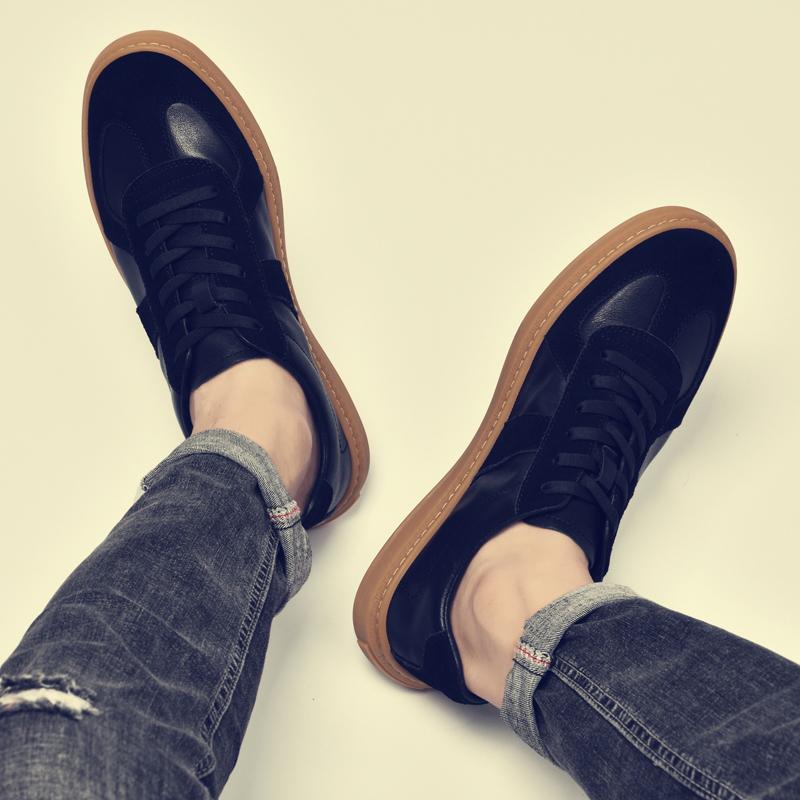 Мужская повседневная обувь из натуральной кожи, деловая офисная обувь на шнуровке, белая, черная мужская обувь, модные кроссовки