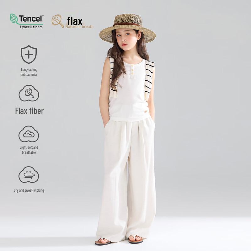 Женский жилет-henley из тенсела и льна Mucmukn