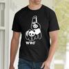Mens Fashion New Wwf Panda Tshirt Funny Humor Crew Neck Short Sleeve Tee