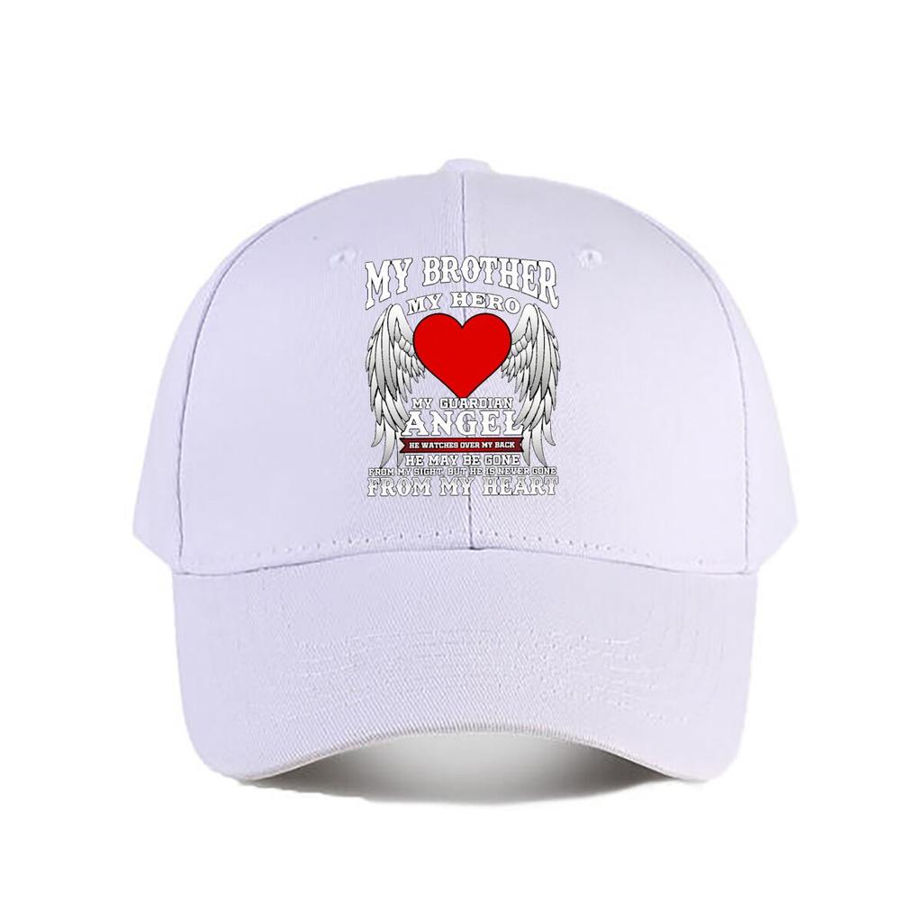 Brother Hero Guardian Angel Memorial Baseball Cap Fashion Unisex Sunhat Womens Outdoor Sports