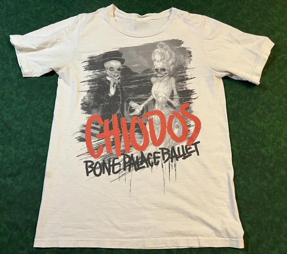 Chiodos Band Bone Palace Ballet Album Cotton White Full Size Shirt Unisex T-Shirt