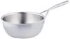 Conical Pan 20cm 2L Made In One Hand Pot Stainless Steel IH Compatible Dishwasher Safe 30 Year Warranty Japanese "Intense Sauté Belgium"