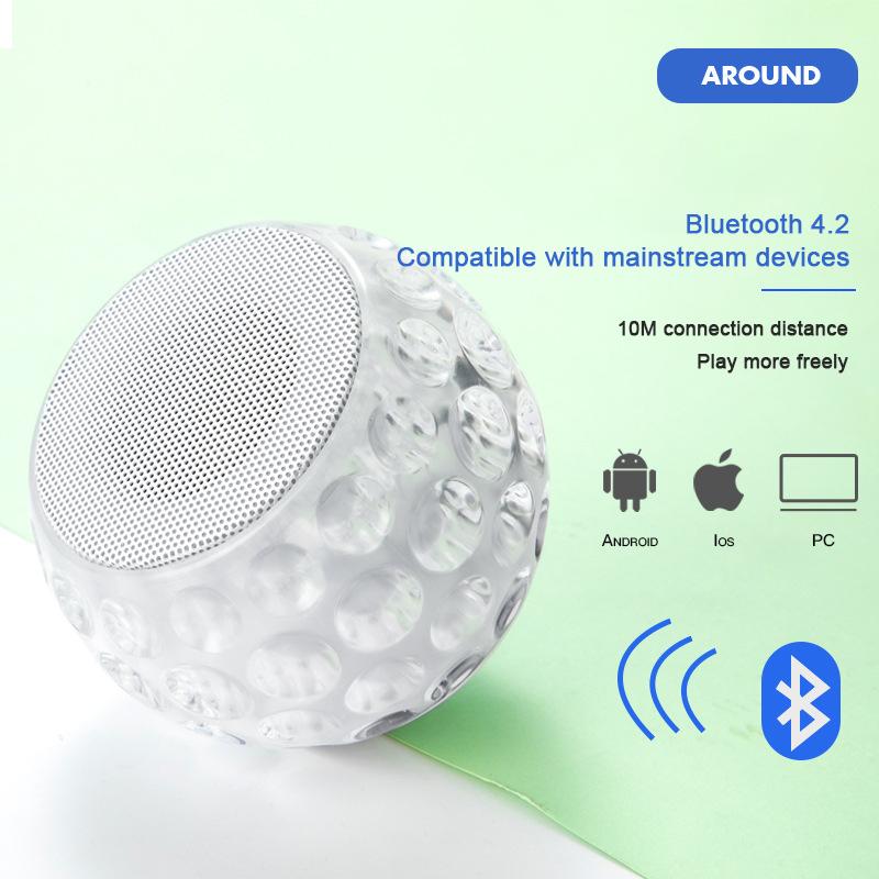 Bluetooth-динамик USB светодиодный цветной светильник для улицы портативный светодиодный фонарь стерео мини может регулировать цвет