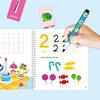 Write and Wipe Numbers Learning Book Reusable Number Tracing Workbook