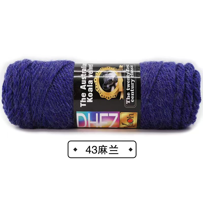 100G Wool Blended Koala Fleece Hand-knitted Medium Thick Yarn Rod Needle Thread Jacket Scarf DIY Knitting&Crocheting
