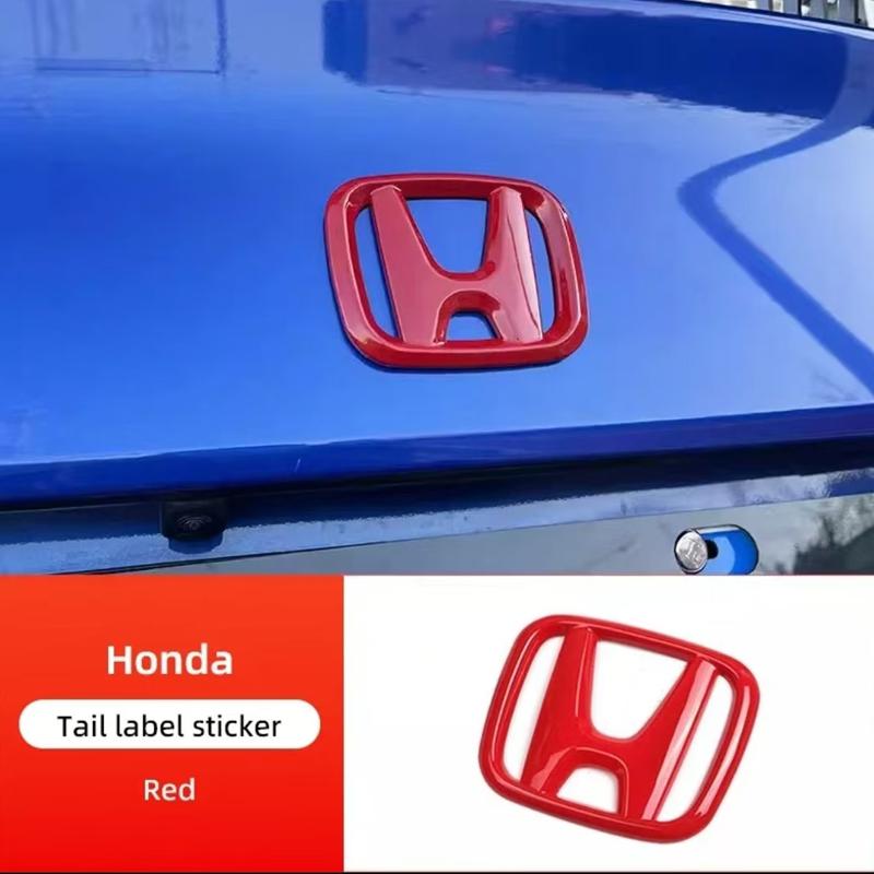 ZAG1 Honda Car Logo ABS Auto Front Grille Emblem Trunk Sticker Accessories For Honda Accord Civic 8th 9th 9.5th 10th 11th Generation
