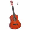 VidaXL Classical Guitar for Beginners and Children 3-4 36" Basswood, Dark Wood