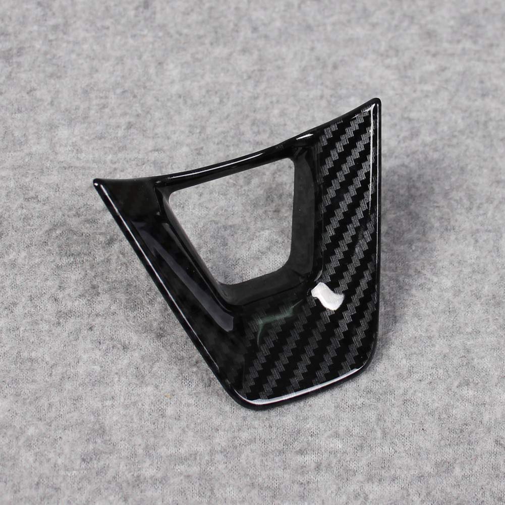 RUIQ Toyota RAV4 Interior Steering Wheel Handle Black Carbon Fiber Designed Exclusively for the Toyota RAV4 (5th Generation) Garnish, Frame, Finish,