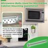 Microwave Mounting Bolts WB01X10180 for GE Microwaves,Mounting Flat Bolt Used to Microwave Cabinet Mounting tallation,3.87" L(6Pack)