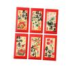 6Pcs Paper 2026 Horse Year Red Envelope Cartoon Lucky Money Bag Horse Year Money Envelope  New Year
