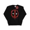 Marvel Mens Deadpool Splat Face Sweatshirt