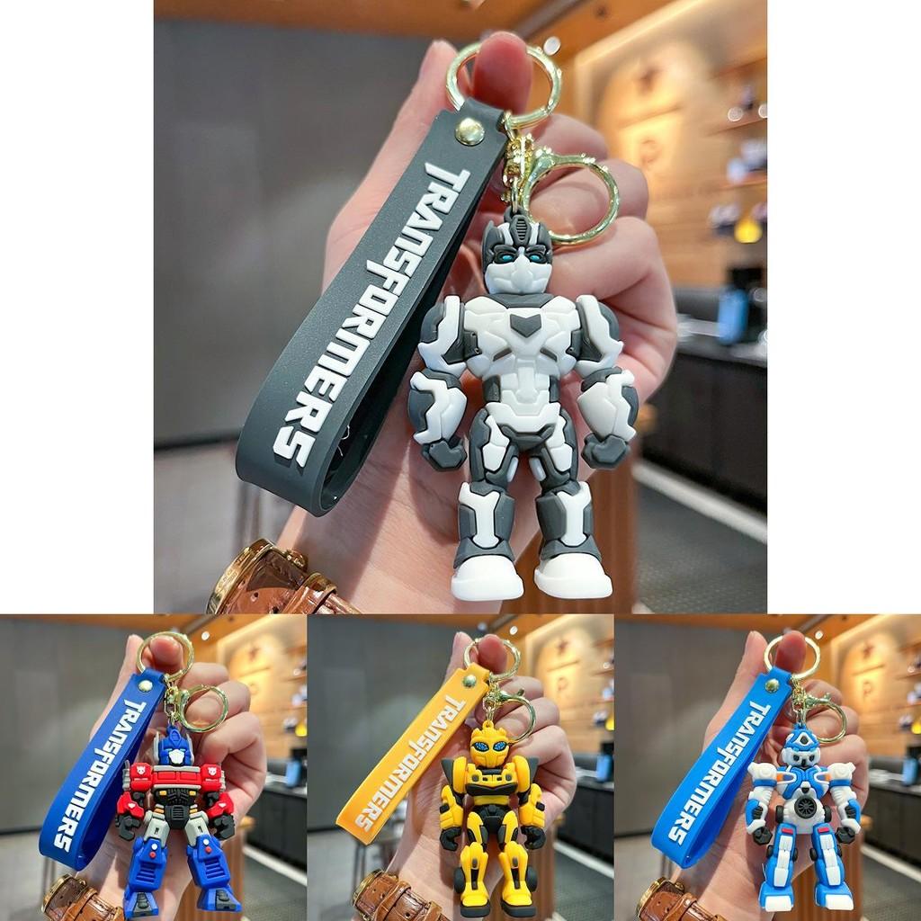 Классические Трансформеры Оптимус Прайм Бамблби 3d Брелок Современный Простой Силиконовый Подарок
