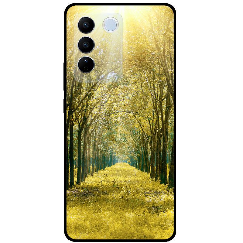 Для Vivo V27E V2237 V27 Pro V2230 V 27 Чехол ТПУ Мягкий Силикон Мраморный Кот Ударопрочные Чехлы Для Vivo V27 5G V27Pro Сумка Funda Чехол