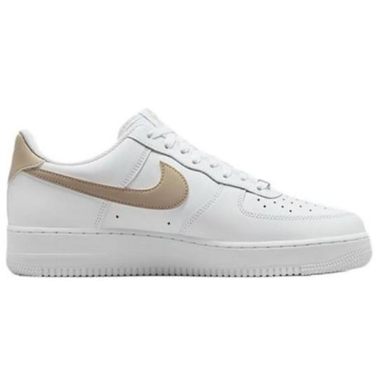 Nike Air Force 1 Leather '07 Classic Comfortable Skate Shoes Men White FJ4146-120