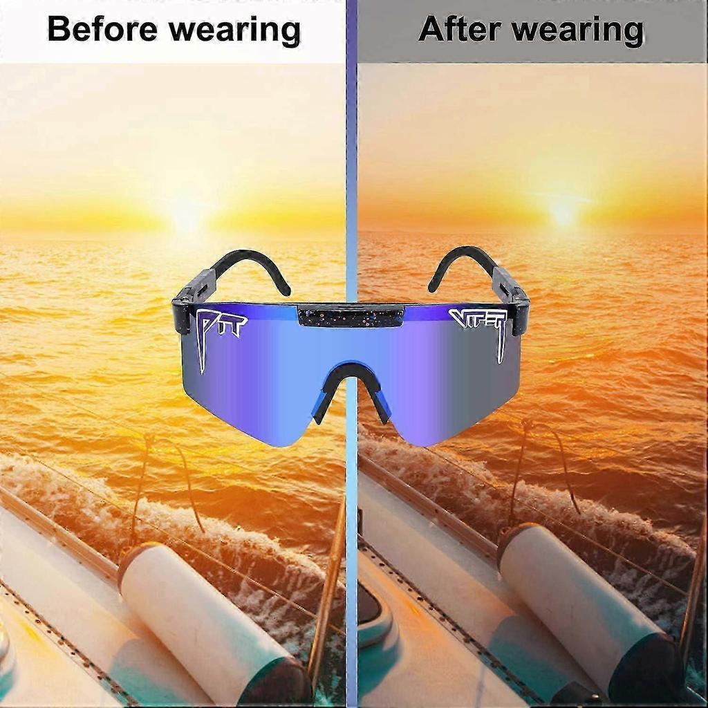 C-05 Sports Sunglasses, Polarized Sunglass For Cycling Baseball Running Driving Fishing Golf Skiing