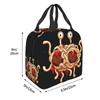 Classic Lunch Bag Box Flying Spaghetti Monsterism Children Aluminum  Foil Portable Lunchbox