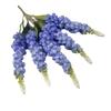 5 Stems Hyacinth Artificial Flowers Multicolor Fake Delphinium Flowers  Party Supplies