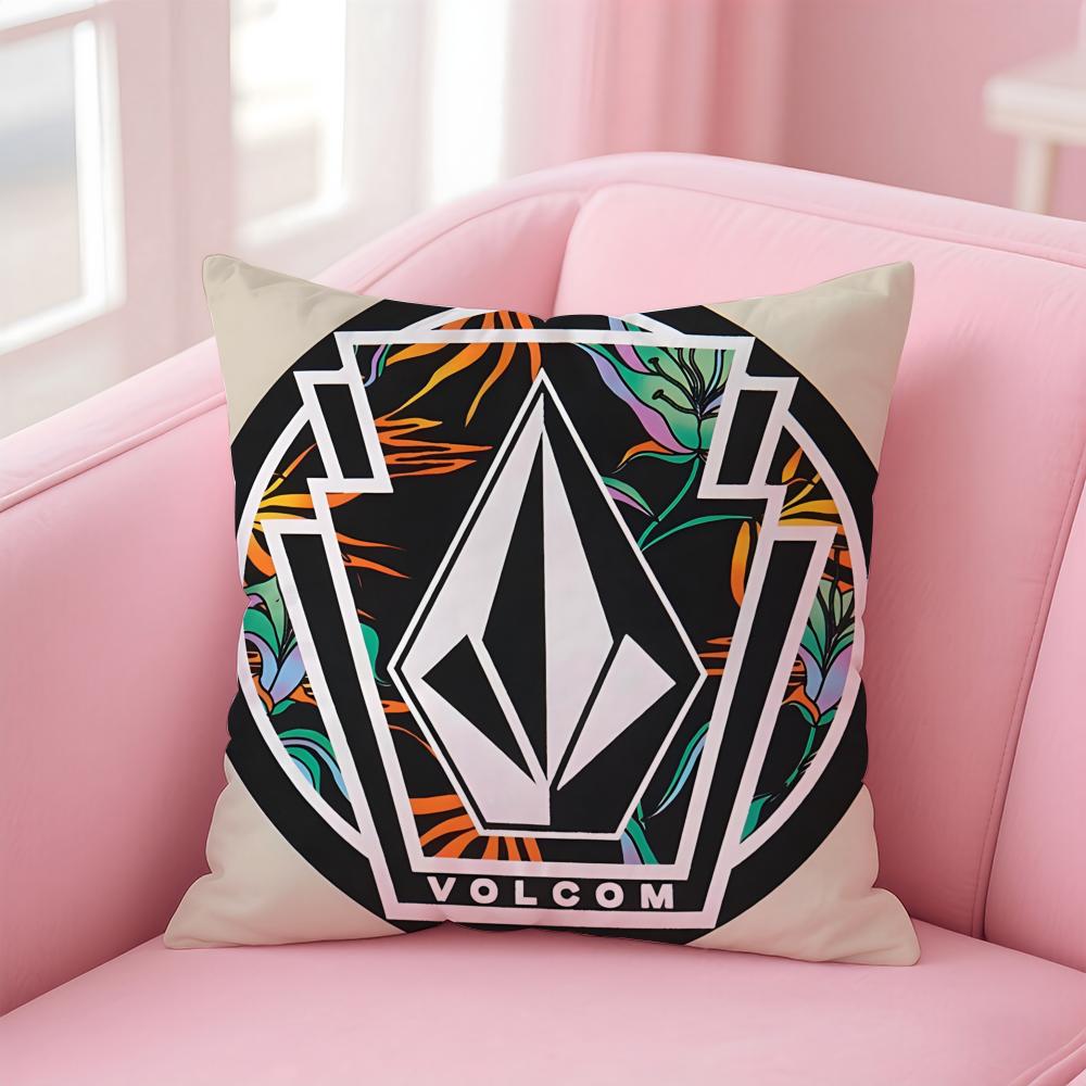 Extreme Sports Stone VVolcom Cushion Cover Pillowcase Short Plush Invisible zipper Room Sofa Cushion Cover