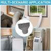 Flat Hose Exhaust Hose Adapter Portable Air Conditioning Hose Adapter Hose Adapter  Window Vent