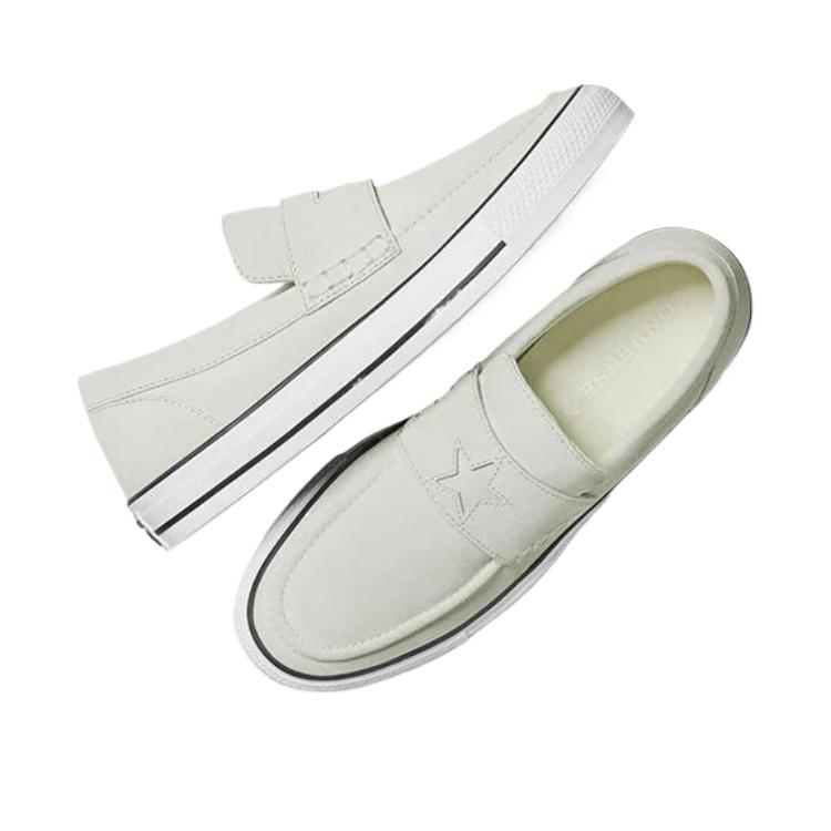 Converse Кеды Chuck Taylor All Star Loafer Цвет: Barely Grey Унисекс Белый A15021C