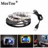 5V USB Power LED Strip Light RGB 2835 3528 SMD HDTV TV Desktop PC Screen Backlight & Bias Lighting 1M 2M 3M 4M 5M Strip Light