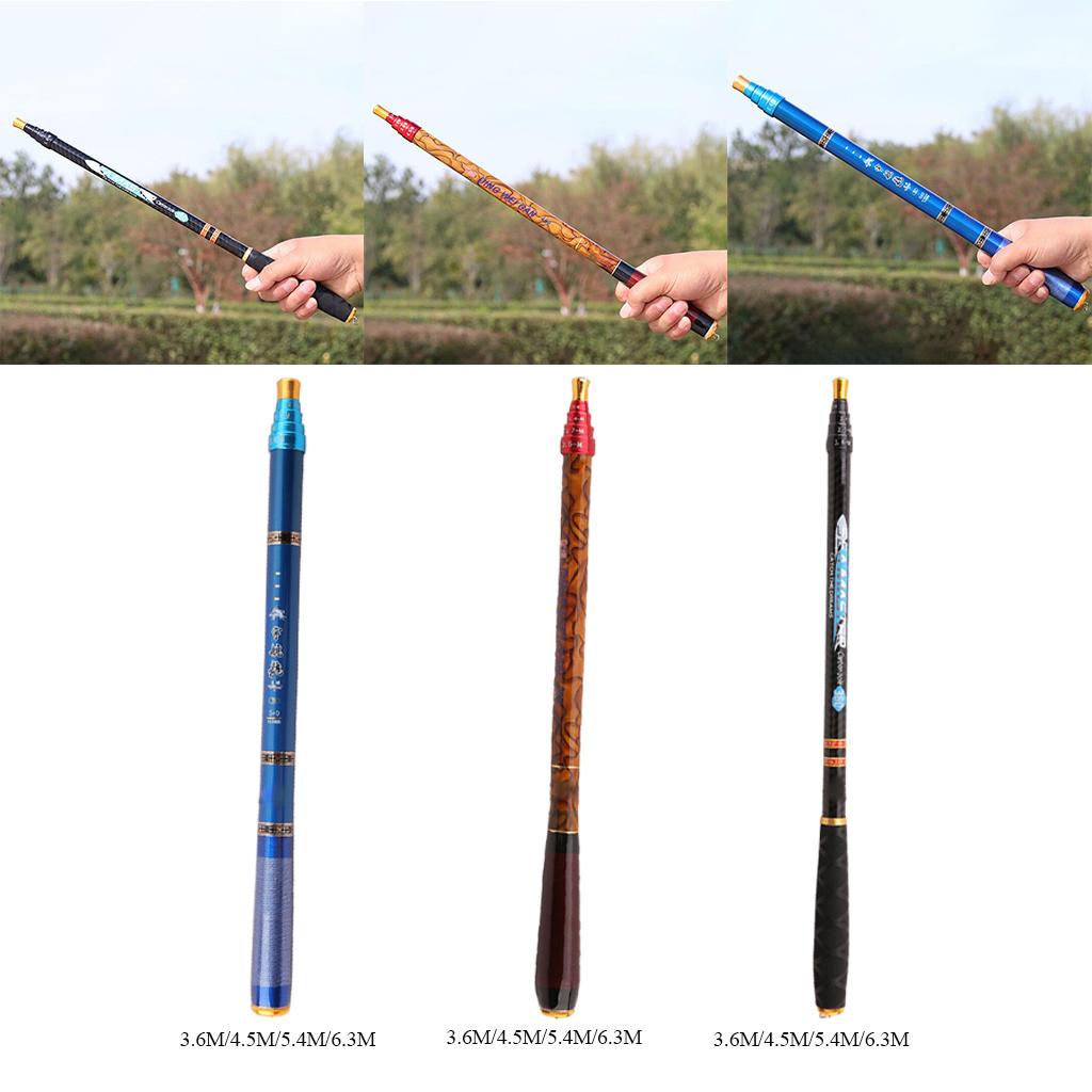 3.6m/4.5m/5.4m/6. Telescopic Fishing Rods Pole