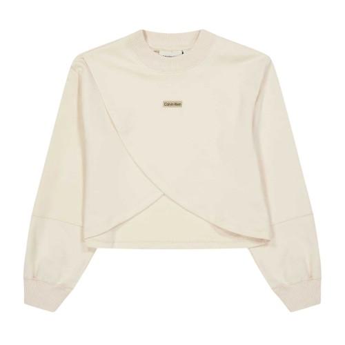 Calvin Klein Childrens/Kids Jeans Metal Logo Sweatshirt