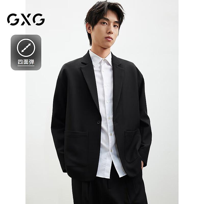 GXG Men's Casual Black Blazer