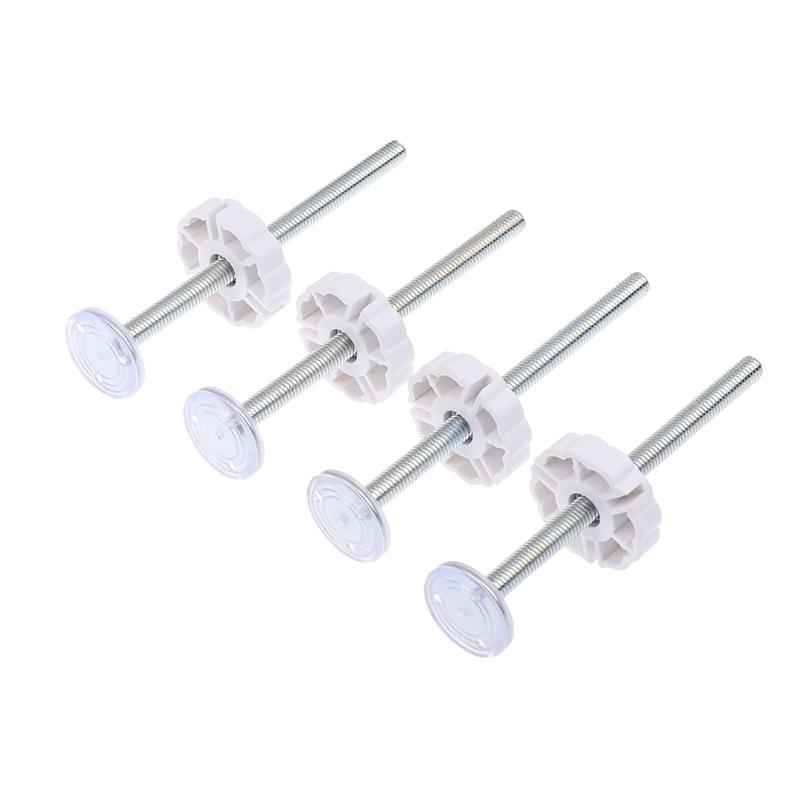 New 1/4pcs White M8 M10 Baby Gate Spare Kit - Pressure Fit Spindles & Screw Bolts For Safety Gates