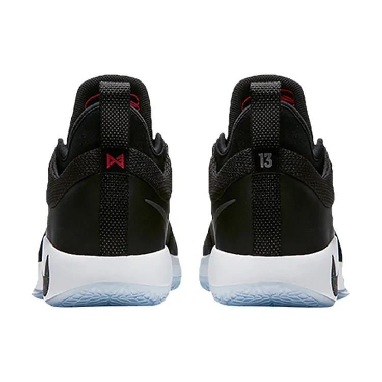 Nike PG 2 EP 'Телец' (унисекс) Черные / Черно-белые-Солнечно-красные Баскетбольные кроссовки AO2984 003