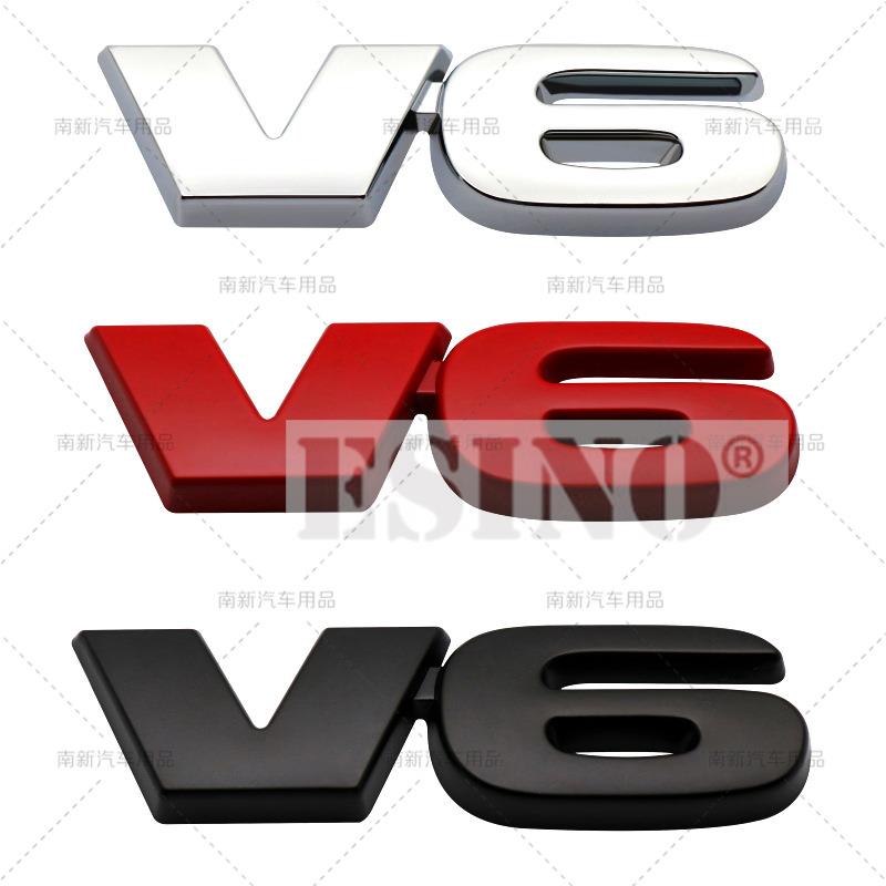 1 шт. Автомобильный стайлинг V6 SR5 3D металлическая alloy клейкая эмблема задний значок на багажник наклейка на крыло наклейка на кузов для Tacoma 4Runner Sequoia