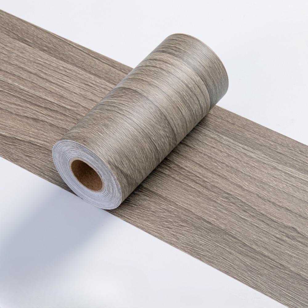 1 шт. 5 м x 10 см/20 см Наклейка для декора дверной рамы с имитацией древесной текстуры, Наклейки на стену для спальни и гостиной, Декоративные линии для пола