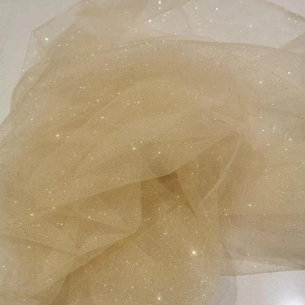 45cmX150cm Shiny Glitter Fabric DIY Sewing Sparkle Tulle Fabric New Decoration Material
