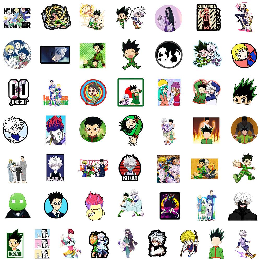 10/30/50/100 шт. Японское аниме HUNTER×HUNTER Наклейки Классические Манга Наклейки DIY Для Ноутбука Телефона Гитары Машины Крутая Мультяшная Наклейка Игрушка