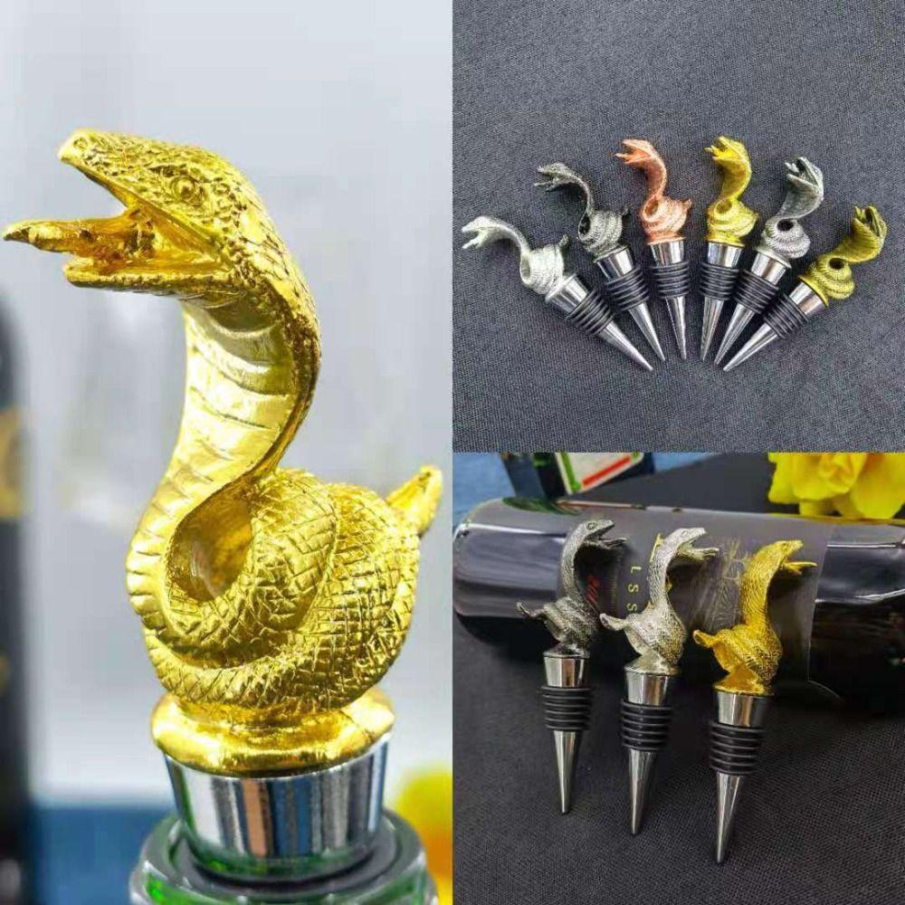 Орнамент для бутылок, пробки из цинкового сплава, аэраторы для вина, уникальная змея для выливания вина, кухонные принадлежности