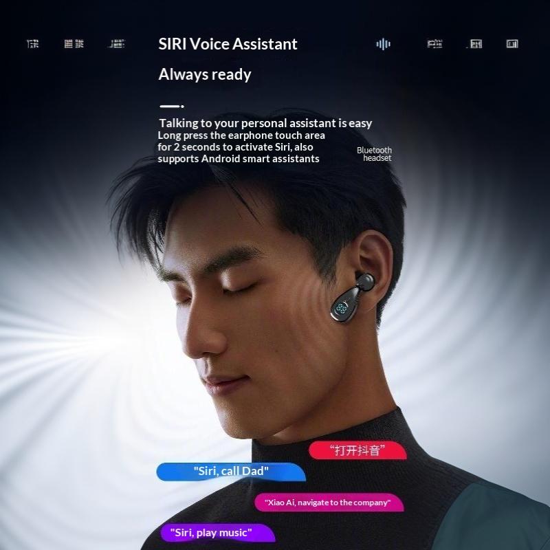 Bluetooth 5.3 Наушники TWS Беспроводные Ear Hook Наушники Hifi Стерео Гарнитура с шумоподавлением Водонепроницаемый Earbud Для Huawi Xiami