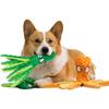 Игрушка-осьминог Negogio Squeaky Rustling Octopus, 2P, зеленый, оранжевый, 1 комплект