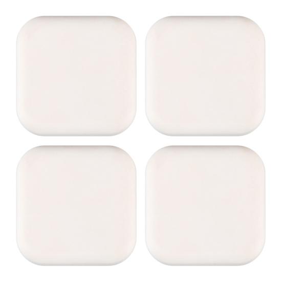 4 шт. противоударные квадратные силиконовые бамперы для дверных ручек однотонные самоклеящиеся дверные защитные накладки