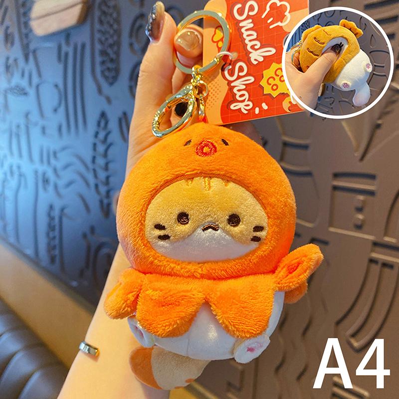 Брелок в виде куклы-кошки, плюшевый брелок, автомобильный брелок, сумка, кулон, мультяшный кот, наушники, кулон, сумка, аксессуары