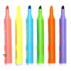 Morning Light Fluorescent Marker Pens, 6/3 Colors, Water-Based Single-Head for Journals and Art (AHMV7602)