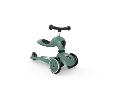 Самокат Scoot & Ride Highway Kick 1 Forest для детей, Кикборд, Трехколесный самокат [Оригинальный японский продукт с гарантией]
