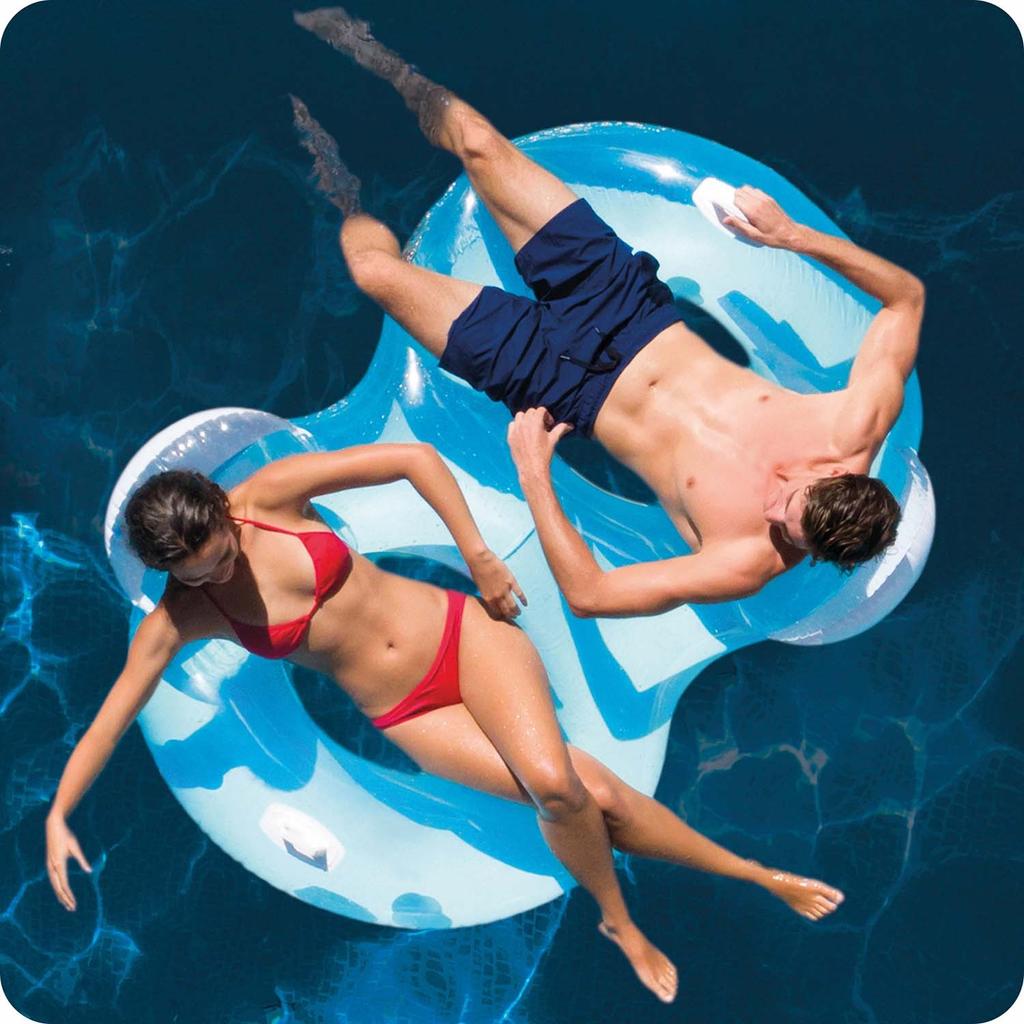 Intex 56800 Double Floating Chair 198 X 117 Cm