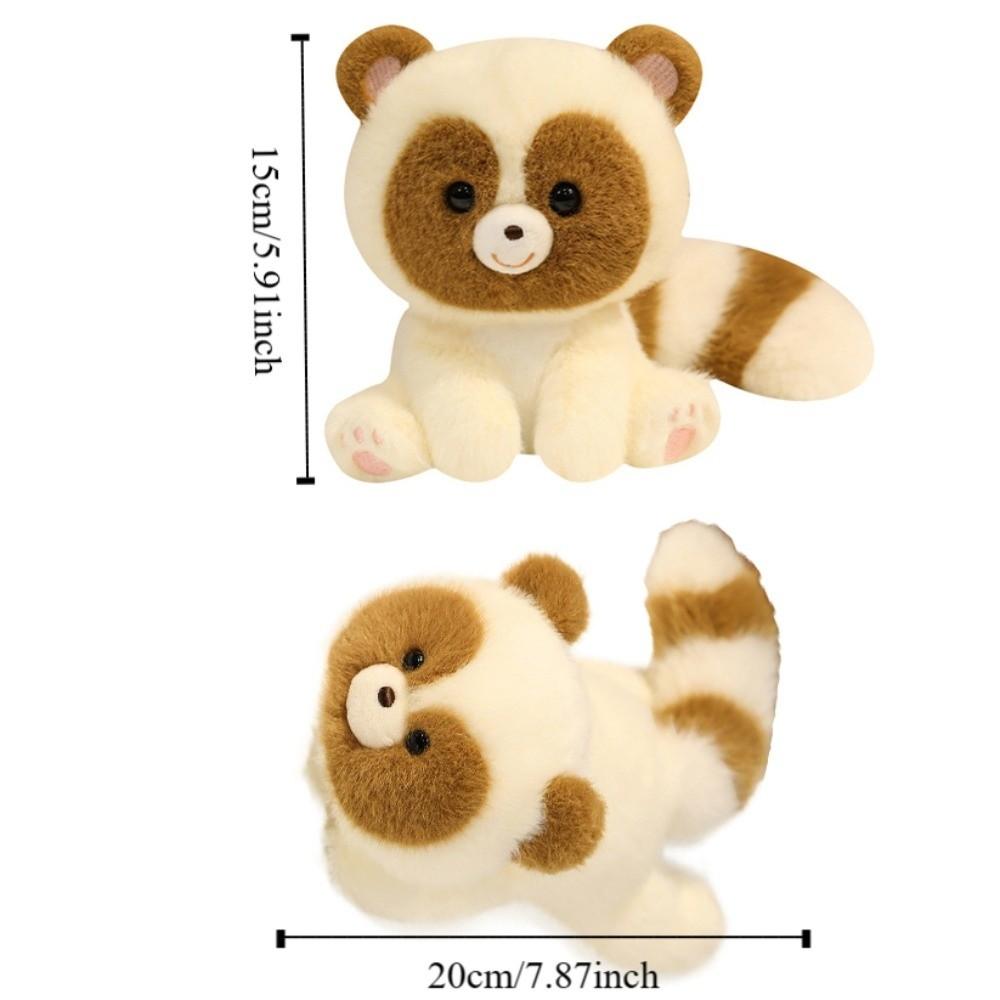 Animals Raccoon Plush Toy Wrist Pad Animal Plush Doll Home Decor Sitting Animals Plush Children