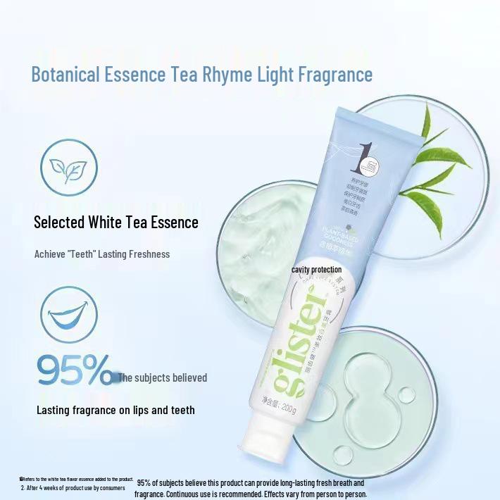 Зубная паста An/Li Crest White Tea - Свежее дыхание, Многофункциональная чистка, Контроль зубного камня и Отбеливание