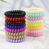 8PCS/Set Fashion Girls Telephone Wire Elastic Hair Bands Hair Ties for Women Ponytail Holder Hair Rope Accessories Gum