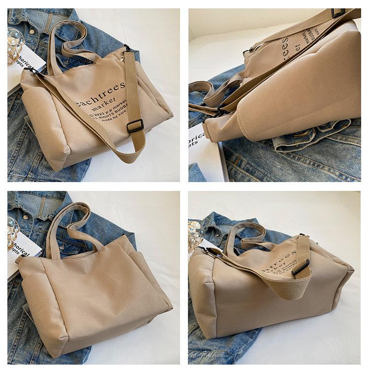Сумка большой вместимости, женская большая сумка, портативная сумка через плечо с буквами