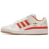 adidas Оригинальные FORUM износостойкие дышащие низкие кеды для скейтбординга унисекс Бело-оранжевые JQ1537